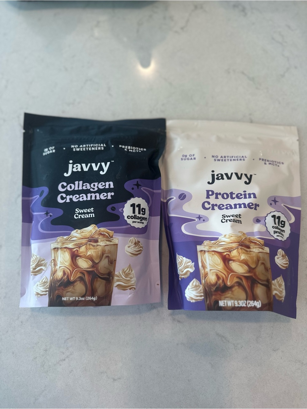 Javvy Sweet Cream Collagen & Protein Creamer Pack - Purple/Black *unopened*
